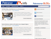 Tablet Screenshot of blogdepetronor.com